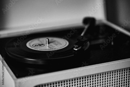 old record player