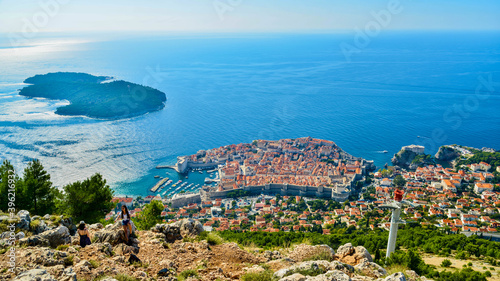 Wallpaper Mural the old city of Dubrovnik and nearby island Torontodigital.ca