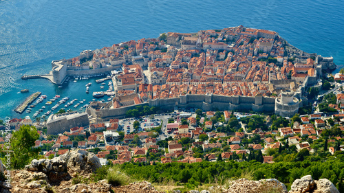 Wallpaper Mural Aerial view of the Old City of Dubrovnik  Torontodigital.ca