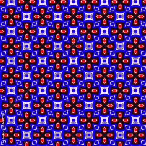 Repeating symmetrical patterns. abstract background.