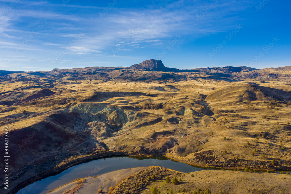 Black Mountain on the John Day River Valley near Clarno in Central Oregon
