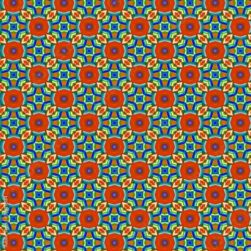 Repeating symmetrical patterns. abstract background.