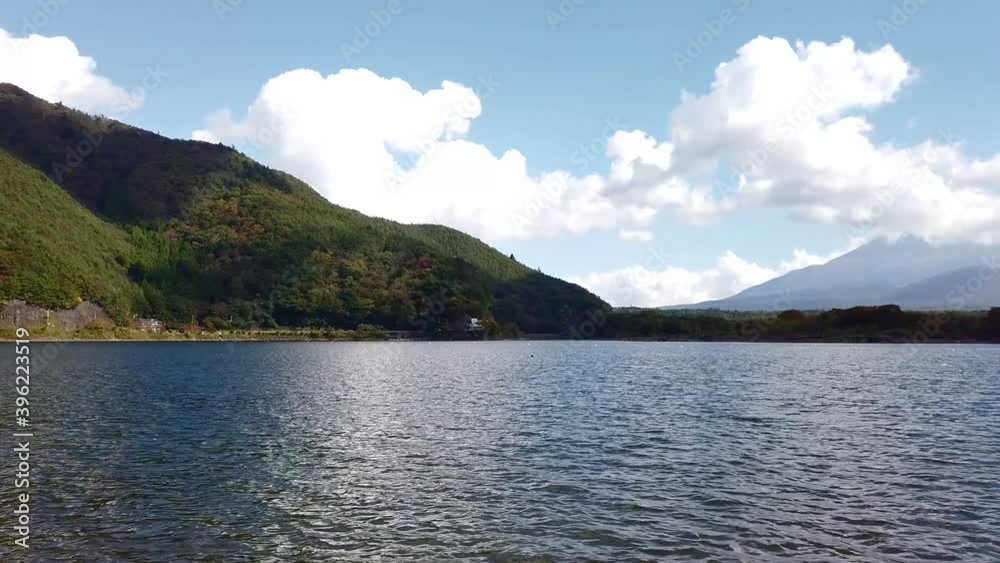 精進湖から眺める富士山 精進湖から眺める富士山
