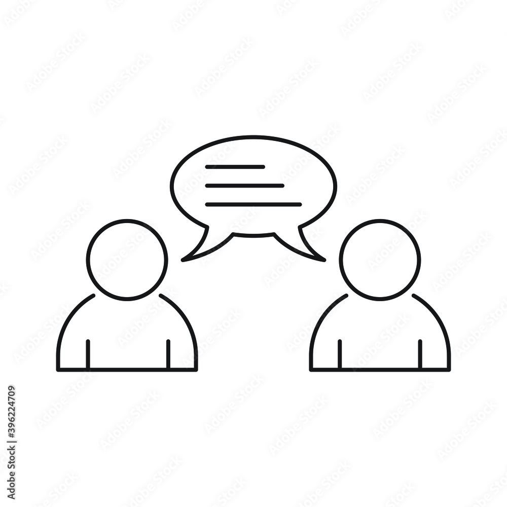 Speech chat icon design. isolated on white background. Vector illustration. Speech chat icon design. isolated on white background. Vector illustration.