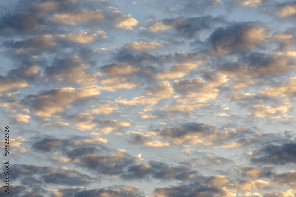 
Clouds with morning sun, beautiful colors