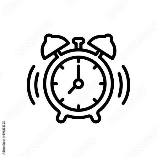 alarm clock icon vector illustration design