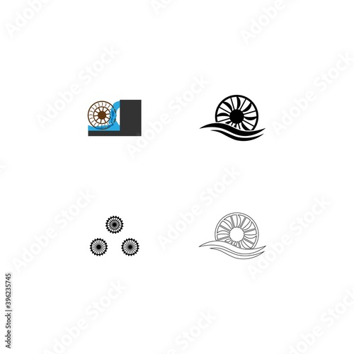 water wheel logo