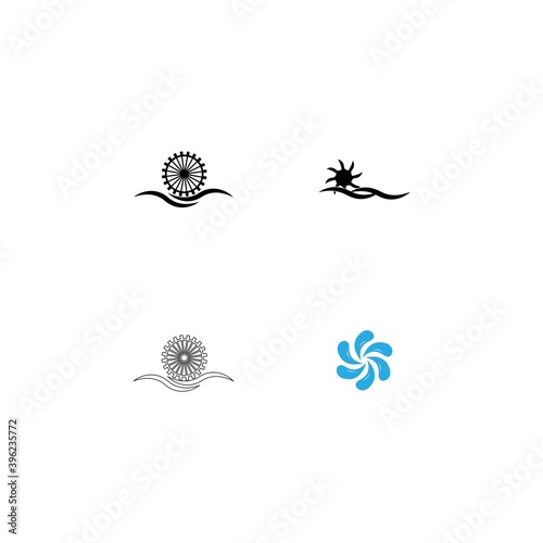 water wheel logo