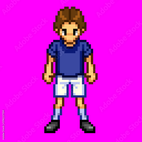 サッカー男性