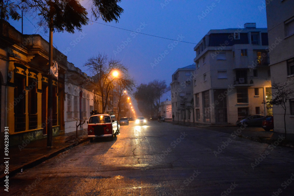 Obraz premium street at night