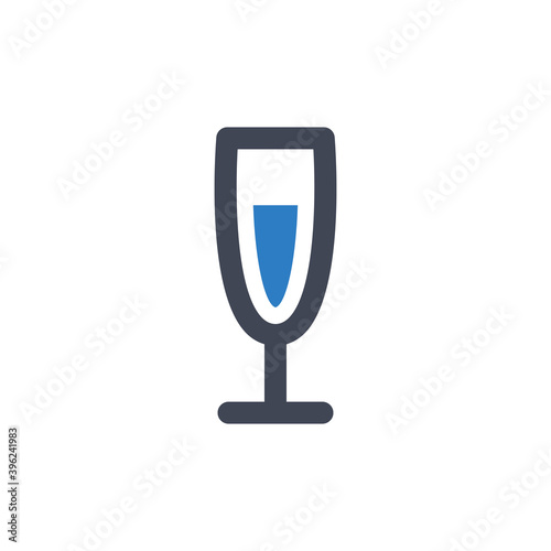Champagne flute icon
