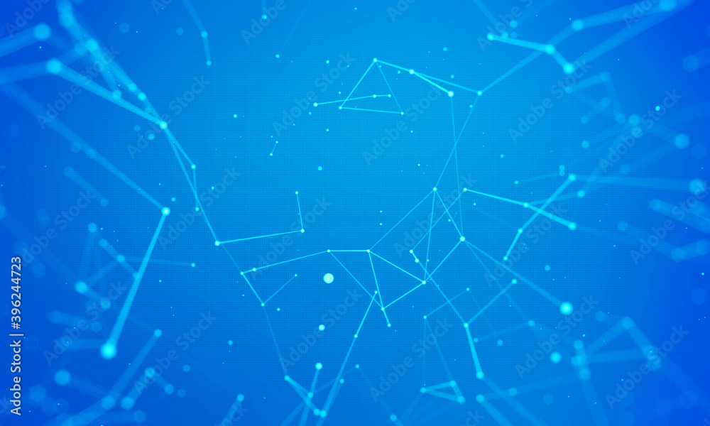 Abstract network plexus line background. Abstract network plexus line background.