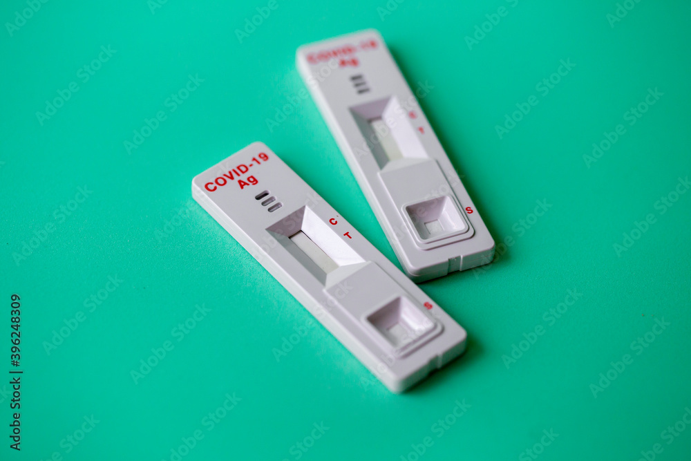 test system for determining the virus in the human body by blood on a monochrome background test system for determining the virus in the human body by blood on a monochrome background