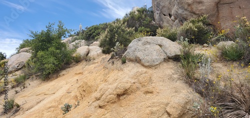 Mt. Woodson summit. CA photo