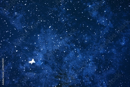 Blue Ice Texture Background with Crystal Surface