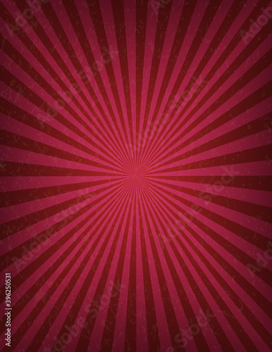 Circus or carnival template of swirl stripes stock vertical banner. Old texture retro cinema sign. Background vector poster image. Decorative background for posters, flyers, social media.