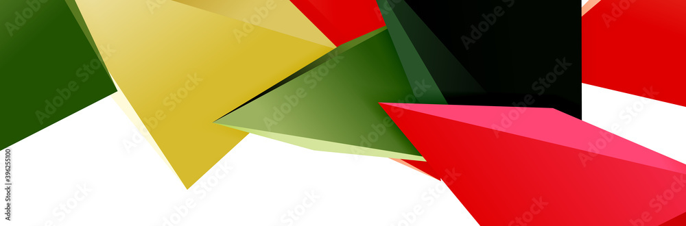 Triangle mosaic abstract background, 3d triangular low poly shapes. Geometric vector illustration for covers, banners, flyers and posters and other Triangle mosaic abstract background, 3d triangular low poly shapes. Geometric vector illustration for covers, banners, flyers and posters and other