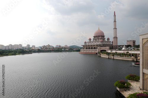 Putra Mosque in Putrajaya city, Malaysia  photo