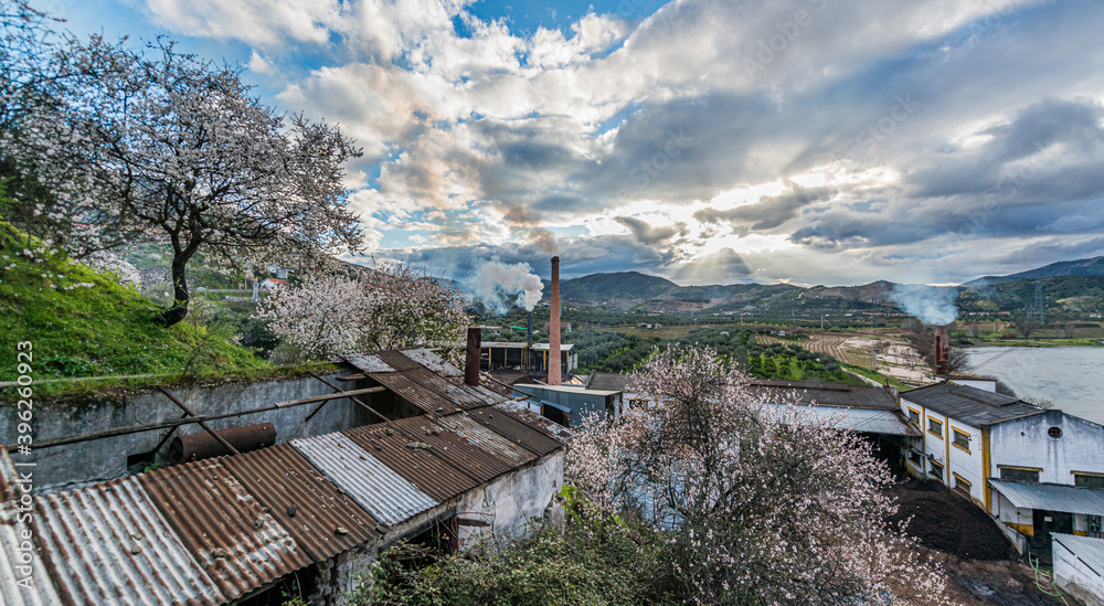 Factory site in Torre de Moncorvo near Felgar, Portugal