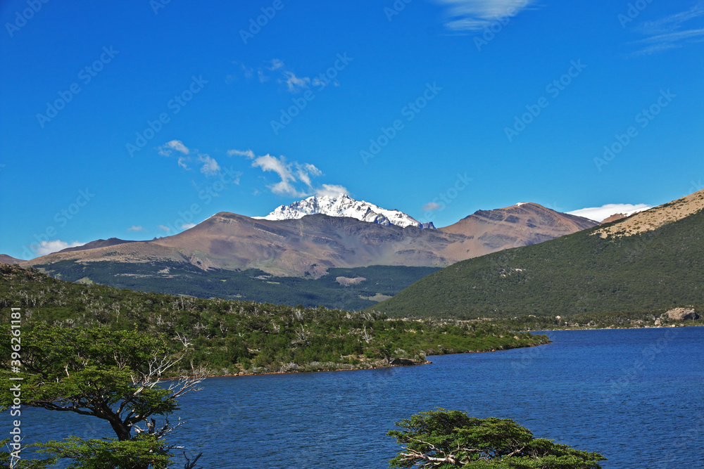 The panorama view close Fitz Roy, El Chalten, Patagonia, Argentina