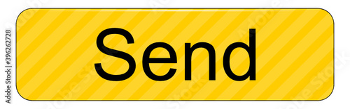 Send Button on white background - illustration
