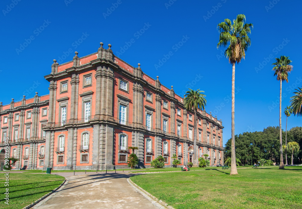 Naples, Italy - built in 1742, and located on the top of the Capidimonte district, the Palace of Capodimonte is a fine example of Bourbon palazzo, and one of the main landmarks in Naples