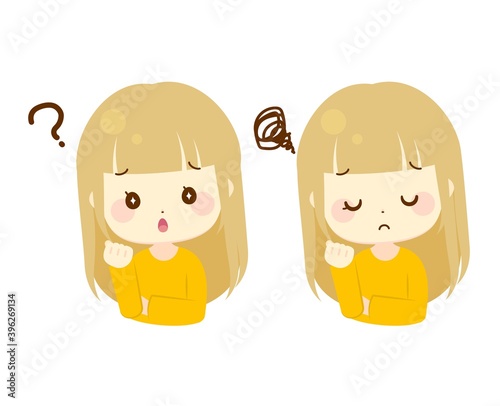女性アイコンイラスト