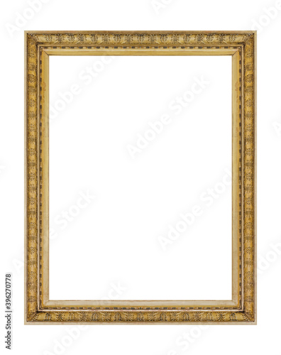 Old wooden picture frame