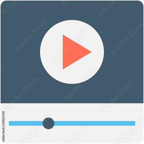 Free Download 

Video Player Flat Vector Icon 
 - GFXLoad