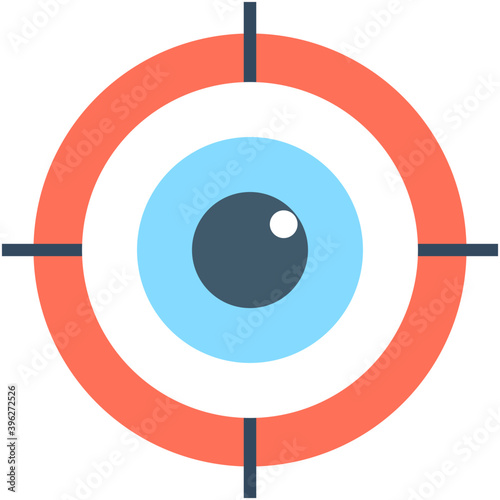 
Visibility Flat Vector Icon
