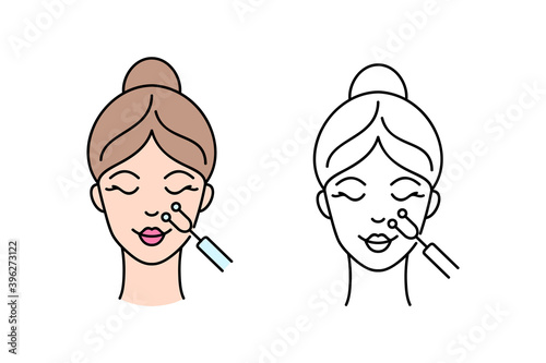 Facial medicine treatment