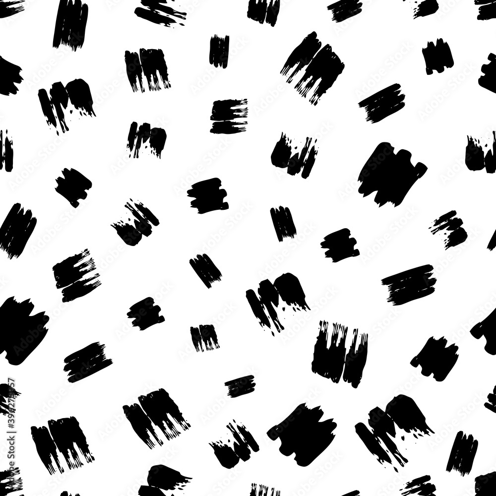 Seamless Pattern with hand drawn scribble smears Seamless Pattern with hand drawn scribble smears