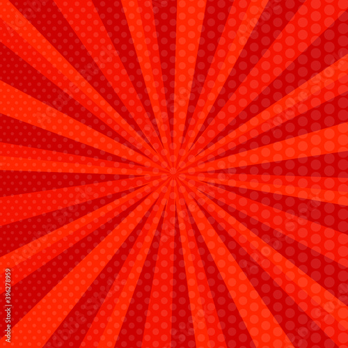Colorful comic book background in pop art style