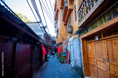 Street view local visitor and tourist atFenghuang old town Phoenix ancient town or Fenghuang County is a county of Hunan Province, China © Nhan