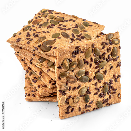 cereal biscuit cookies isolated on white