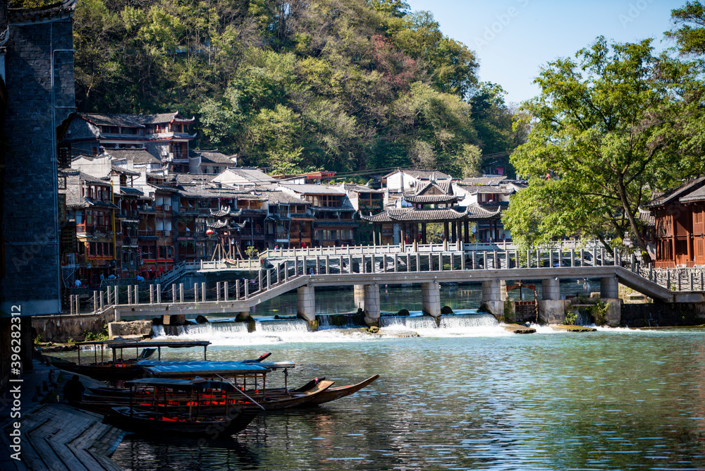  Beautiful scenery of Fenghuang ancient town