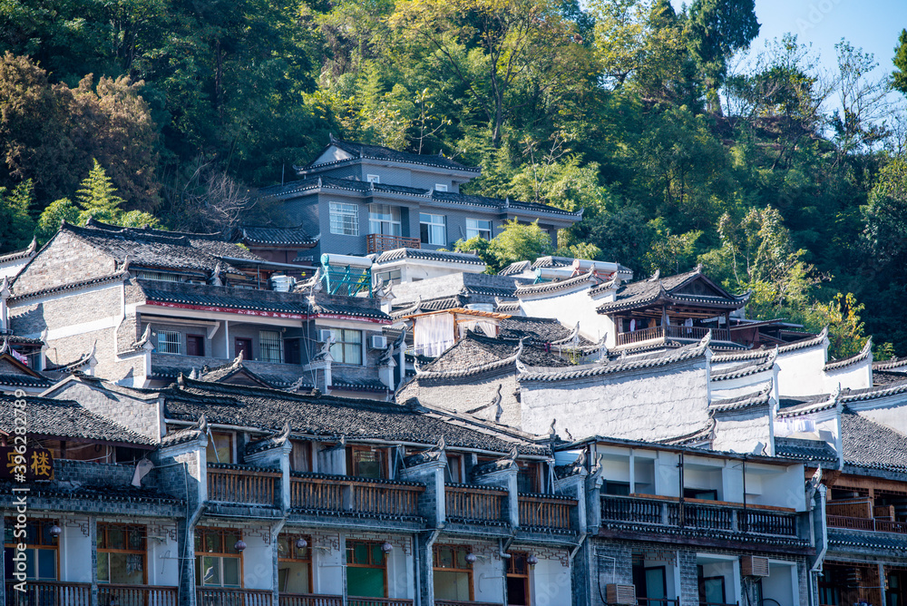  Beautiful scenery of Fenghuang ancient town