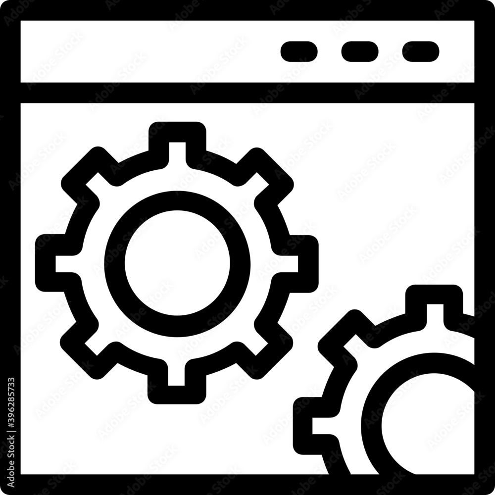Web Development Vector Line Icon
Web Development Vector Line Icon