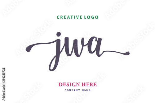 JWA lettering logo is simple, easy to understand and authoritative