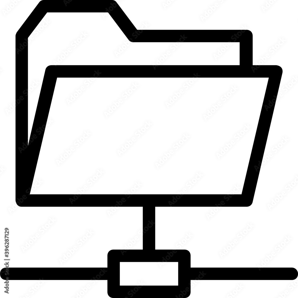 Folder Sharing Vector Line Icon
Folder Sharing Vector Line Icon