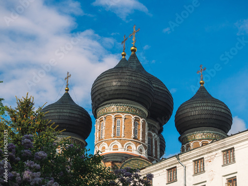 Church of the Intercession of the Holy Virgin in Izmailovo. Moscow, Russia photo