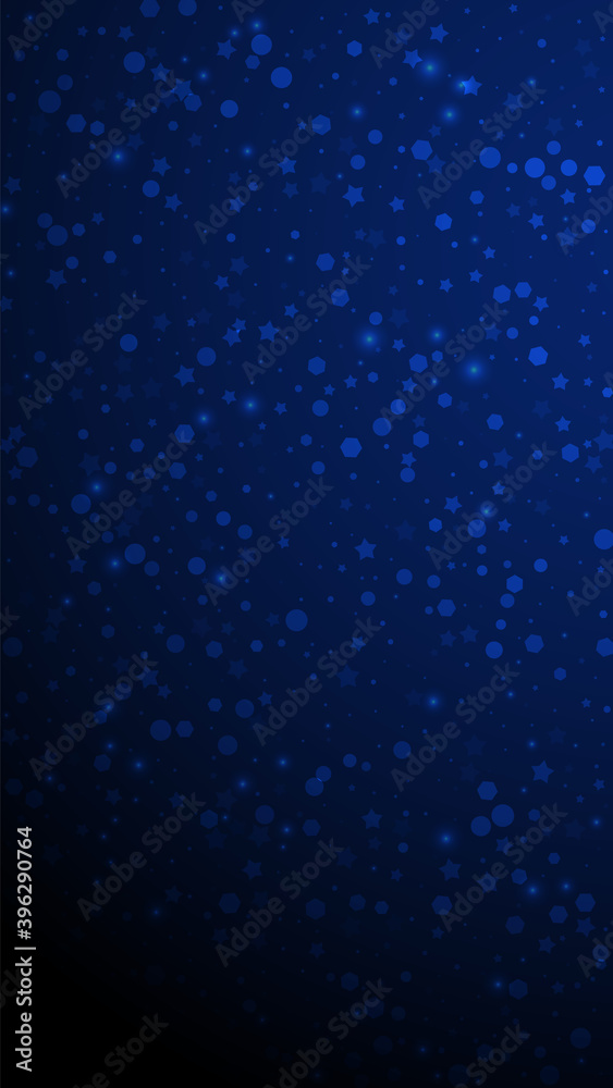 Obraz premium Magic stars random Christmas background. Subtle fl