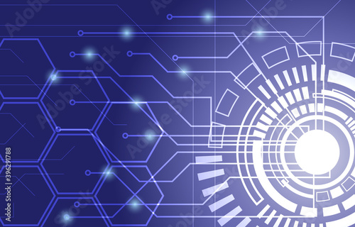 Electrical circuit layout technology background