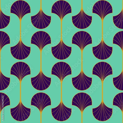 seamless pattern with leaves