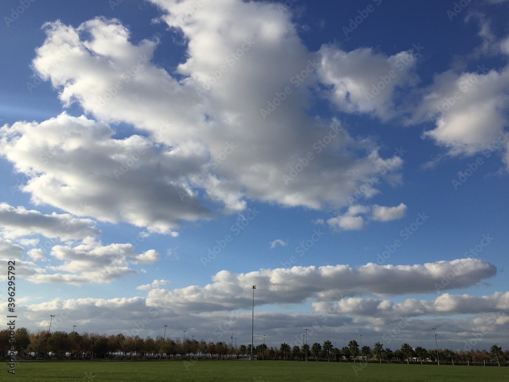istanbul maltepe walking garden and park.