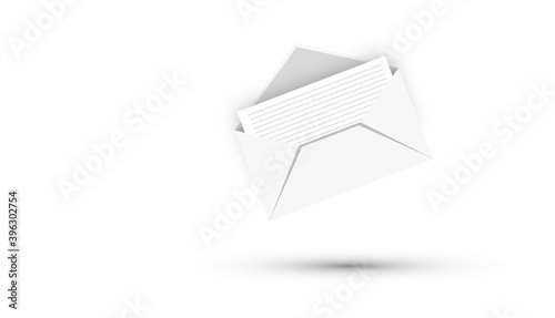 icona, busta da lettera, sms, messaggio, nuovo messaggio