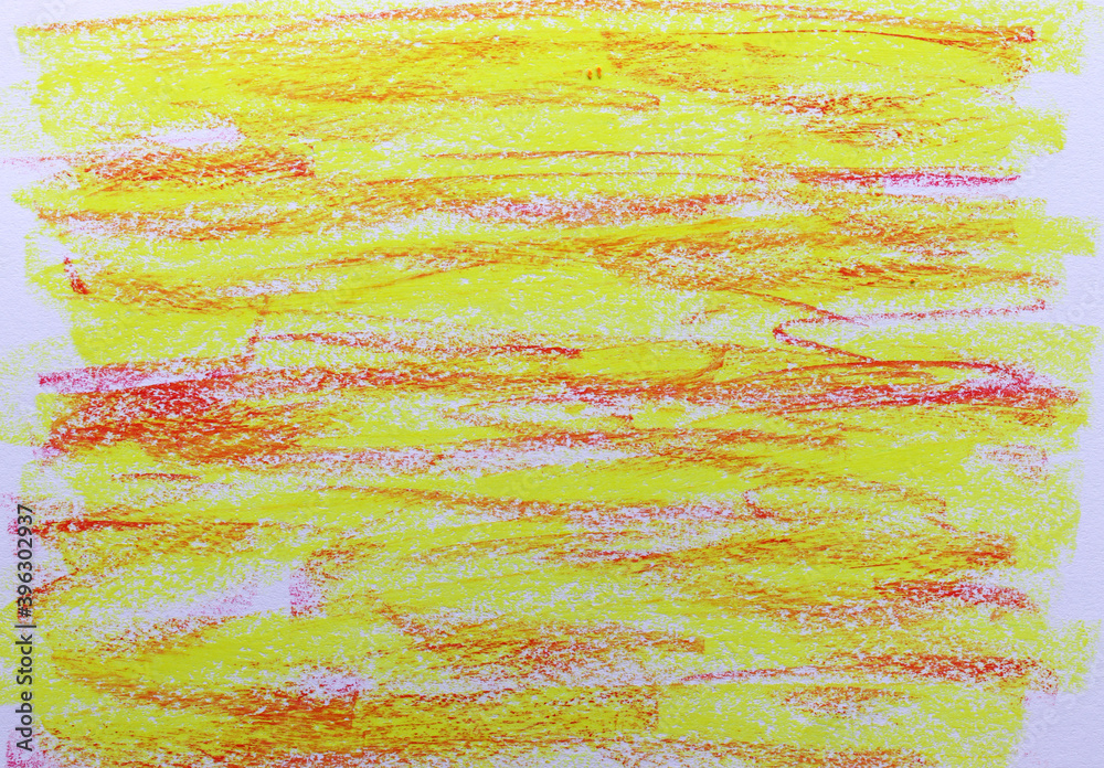 abstract colorful crayon background hand painting