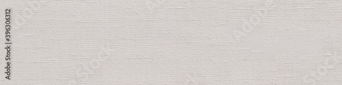 White linen canvas background for your perfect stylish design look. Seamless panoramic texture. © Dmytro Synelnychenko