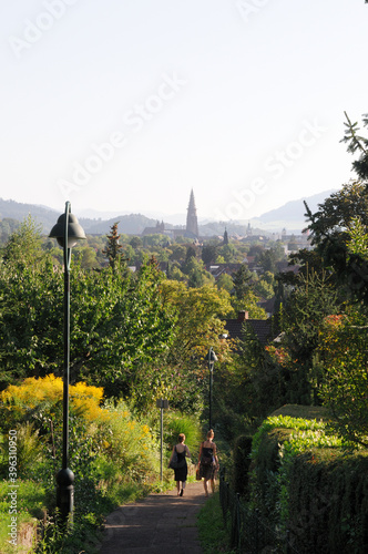 Walk through the green city of Freiburg im Breisgau in the Black Forest - Gruene Stadt Freiburg