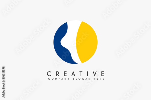 Ankle foot logo design vector illustration. Foot beauty and spa logo design template element